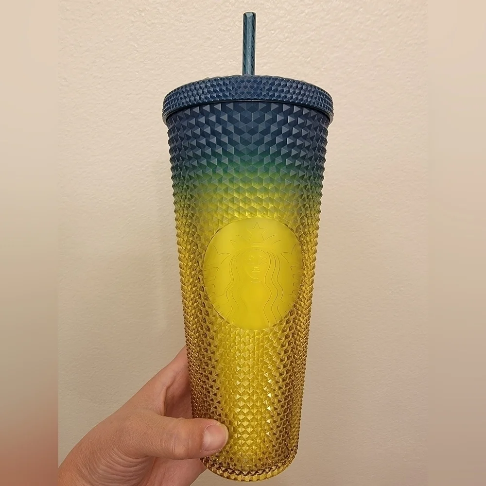 NWT Starbucks 2023 Lemongrass Ombre Venti Tumbler